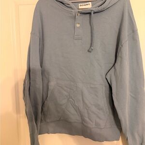 Old Navy Men's Light Blue Pullover Hoodie